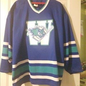Worcester Ice Cat Ccm Hockey Jersey